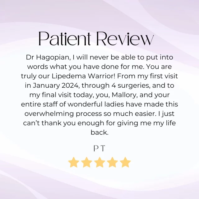 We love our patients and we love hearing your stories. If you’d like to share your own experience with us, please consider leaving a review. It helps patients like you find the care they need.

You can leave us a review on Google here: https://tinyurl.com/ReviewHPS
Or RealSelf here: https://www.realself.com/review/write?dr_id=10872634

Or you can visit our website if you would like to learn more about us: https://www.hagopianplasticsurgery.com/